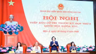 Phó Thủ tướng Phạm Thị Thanh Trà tiếp xúc cử tri tại Lào Cai