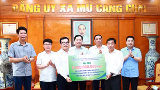 Công ty Cổ phần Lọc hóa dầu Bình Sơn trao tặng 5 tỷ đồng cho Trường PTDTBT Tiểu học Xéo Dì Hồ