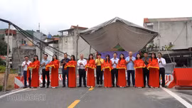 Xã Bảo Hà: Khánh thành và đưa vào khai thác cầu Lâm Sản