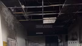 Kịp thời dập tắt vụ cháy tại tầng 4 Bệnh viện Y học cổ truyền tỉnh Lào Cai