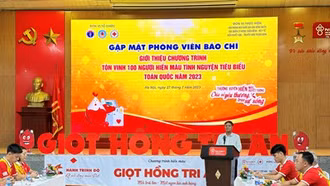 Tôn vinh người hiến máu tiêu biểu toàn quốc năm 2023
