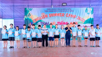 Mường Khương sôi nổi các hoạt động tại Trại hè tiếng Anh năm 2023