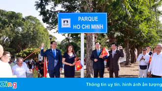 Cuba đổi tên công viên Hòa Bình thành công viên Hồ Chí Minh