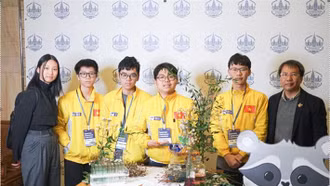 Học sinh Việt Nam đoạt giải cao khi lần đầu dự thi Olympic Dự án Hóa học quốc tế