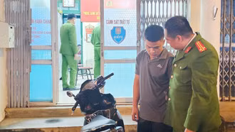 Bắt đối tượng trộm xe mô tô Air Blade sau 4 giờ gây án