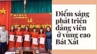 Điểm sáng phát triển đảng viên ở vùng cao Bát Xát