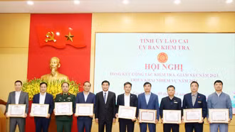 Ủy ban Kiểm tra Tỉnh ủy tổng kết công tác kiểm tra, giám sát