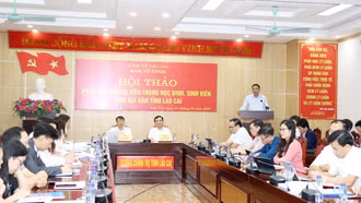 Hội thảo phát triển đảng viên trong học sinh, sinh viên trên địa bàn tỉnh