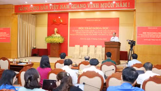 Tỉnh ủy tổ chức hội thảo khoa học về bài viết của Tổng Bí thư Nguyễn Phú Trọng