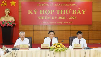 Khai mạc kỳ họp thứ 7, Hội đồng lý luận Trung ương tại Lào Cai