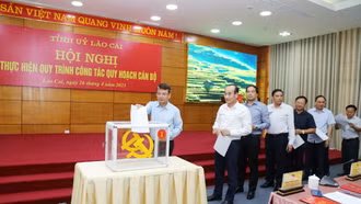 Hội nghị thực hiện quy trình công tác quy hoạch cán bộ