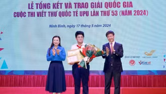 Trao giải quốc gia cuộc thi Viết thư quốc tế UPU lần thứ 53