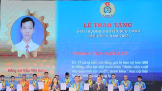 "Vua cải tiến" được vinh danh tại Chương trình Vinh quang Việt Nam