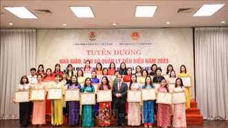 Tuyên dương 200 nhà giáo, cán bộ quản lý giáo dục tiêu biểu năm 2023