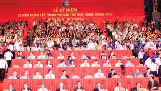 Tổ chức trọng thể Lễ kỷ niệm 20 năm thành lập TP Cần Thơ trực thuộc Trung ương