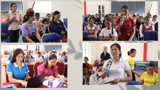 Đối thoại trực tiếp với cán bộ, hội viên phụ nữ cơ sở