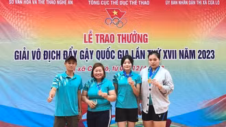 Lào Cai đoạt Huy chương Vàng Giải vô địch đẩy gậy quốc gia lần thứ XVII