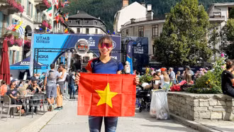 Hà Thị Hậu đoạt thành tích xuất sắc tại giải chạy trail tại Pháp