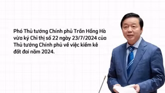 Kiểm kê đất đai cả nước từ 1/8 