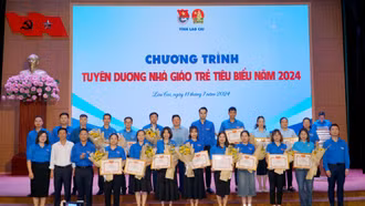 Tuyên dương "Nhà giáo trẻ tiêu biểu", "Học sinh 3 tốt", "Học sinh 3 rèn luyện", "Sinh viên 5 tốt"