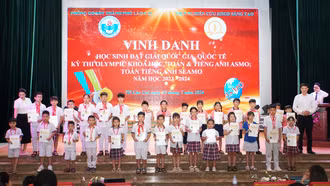 Thành phố Lào Cai vinh danh 146 học sinh đạt giải cao trong các kỳ thi Olympic năm học 2023 - 2024