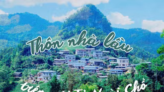 Thôn nhà lầu trên núi Tả Ngài Chồ