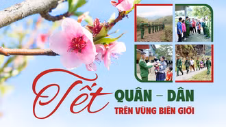 Tết quân - dân trên vùng biên giới