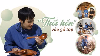 “Thổi hồn” vào gỗ tạp