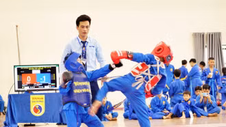 Gần 200 VĐV tham gia Giải Vovinam các CLB Thanh thiếu nhi tỉnh Lào Cai mở rộng lần I năm 2024