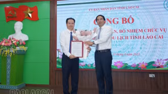 Công bố quyết định bổ nhiệm Phó Giám đốc Sở Du lịch