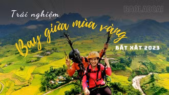Trải nghiệm "Bay giữa mùa vàng Bát Xát" năm 2023