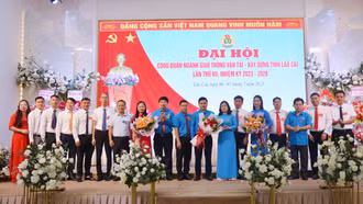 Đại hội Công đoàn ngành giao thông vận tải - xây dựng tỉnh Lào Cai lần thứ VII, nhiệm kỳ 2023 - 2028