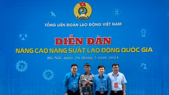 1 công nhân tỉnh Lào Cai được tôn vinh, khen thưởng tại Diễn đàn “Nâng cao năng suất lao động quốc gia”
