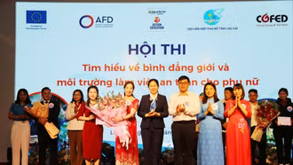 Đội thi thành phố Lào Cai đạt giải Nhất Hội thi tìm hiểu về bình đẳng giới và môi trường làm việc an toàn cho phụ nữ
