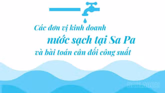 Các đơn vị kinh doanh nước sạch tại Sa Pa và bài toán cân đối công suất