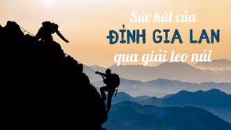 Sức hút của đỉnh Gia Lan qua giải leo núi
