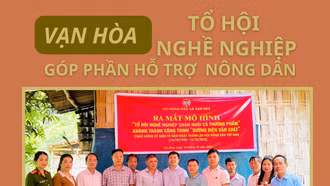 Vạn Hòa: Tổ hội nghề nghiệp góp phần hỗ trợ nông dân