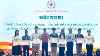 Hội Chữ thập đỏ tỉnh sơ kết 6 tháng đầu năm
