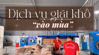Dịch vụ giặt khô “vào mùa”