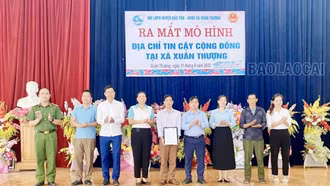 Ra mắt mô hình “Địa chỉ tin cậy tại cộng đồng” tại xã Xuân Thượng