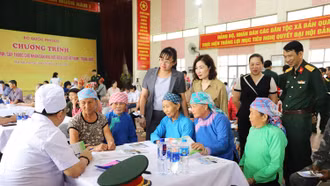Khám, chữa bệnh miễn phí cho người dân khu vực biên giới