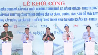 Thủ tướng Phạm Minh Chính dự Lễ khởi công Nhà ga hành khách Cảng hàng không quốc tế Long Thành và Tân Sơn Nhất