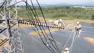 Gói thầu đầu tiên dự án 500kV mạch 3 hoàn thành thi công