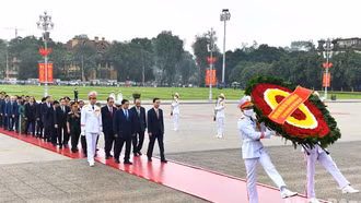 Lãnh đạo Đảng, Nhà nước vào Lăng viếng Chủ tịch Hồ Chí Minh