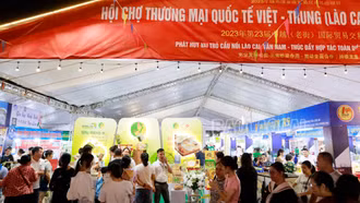 Hàng Việt chiếm lĩnh tại Hội chợ thương mại quốc tế Việt - Trung lần thứ 23