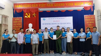 Hơn 40 thành viên tham gia mô hình “Địa chỉ tin cậy tại cộng đồng”