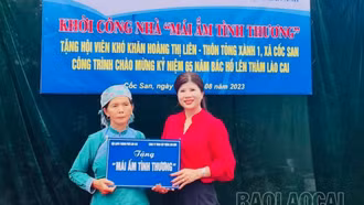Nhiều công trình, phần việc của hội phụ nữ các cấp chào mừng 65 năm Ngày Bác Hồ thăm Lào Cai
