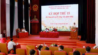 HĐND huyện Si Ma Cai thông qua nghị quyết về điều chỉnh kế hoạch đầu tư công trung hạn