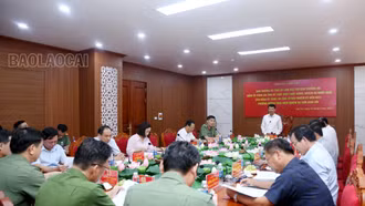 Ban Thường vụ Tỉnh ủy làm việc với Ban Thường vụ Đảng ủy Công an tỉnh