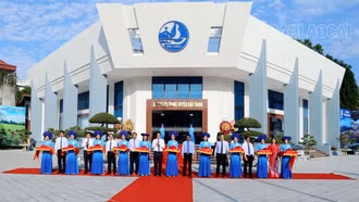 Bảo Thắng khánh thành và động thổ các công trình chào mừng kỷ niệm 75 năm ngày thành lập Đảng bộ huyện